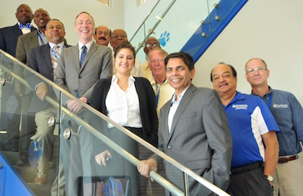 Jonathan Cordone, USDA deputy under secretary for Farm and Foreign Agriculture, visited TSU's College of Agriculture, Human and Natural Sciences Thursday, Aug. 11, 2016.