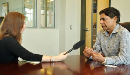 Dean Chandra Reddy is interviewed by NPR Assistant News Editor Emily Siner.