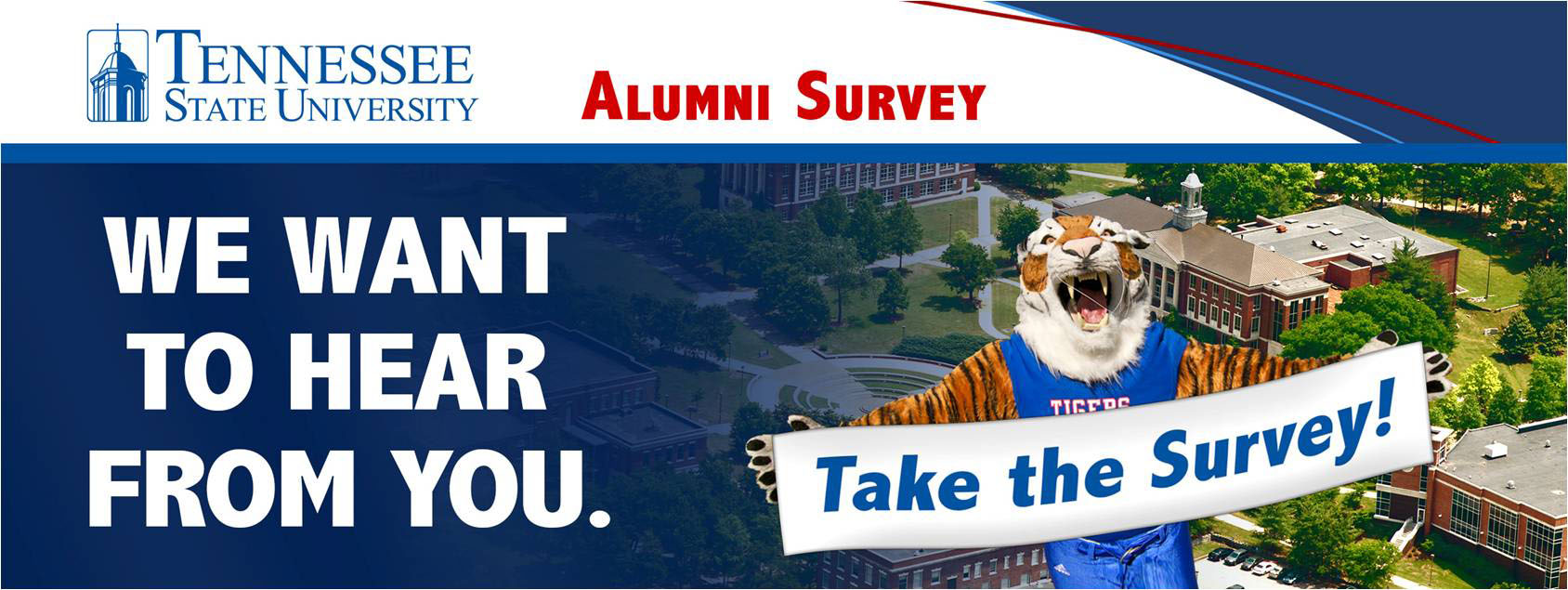 Take the Alumni Survey Graphic