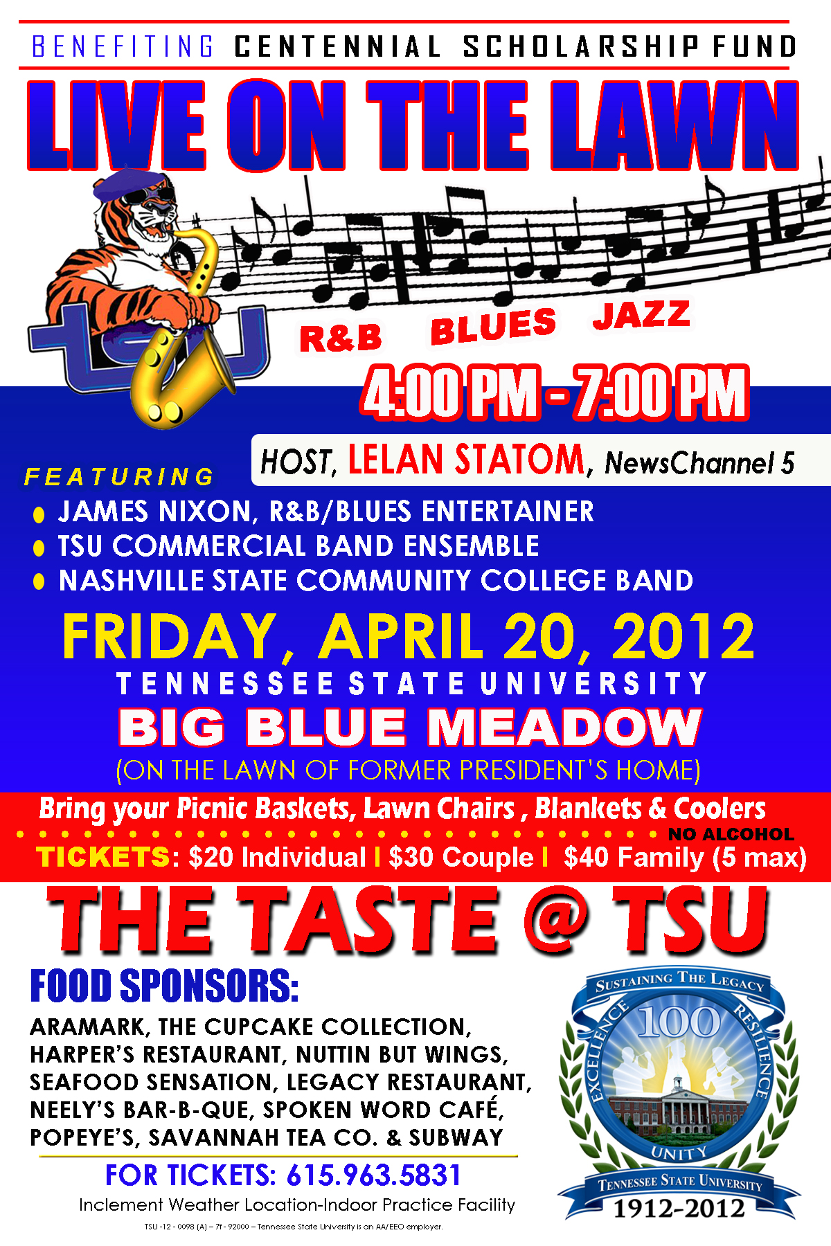 Live on the Lawn Flyer