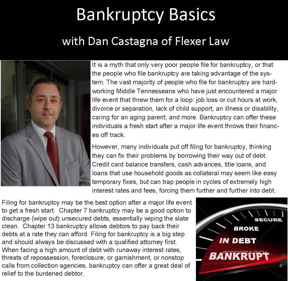 Bankruptcy article