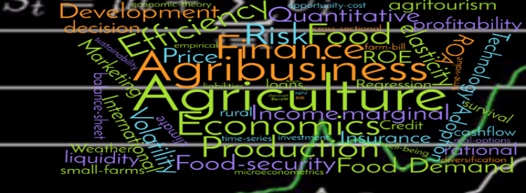 word cloud for agricultural economics