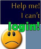 I can't login!