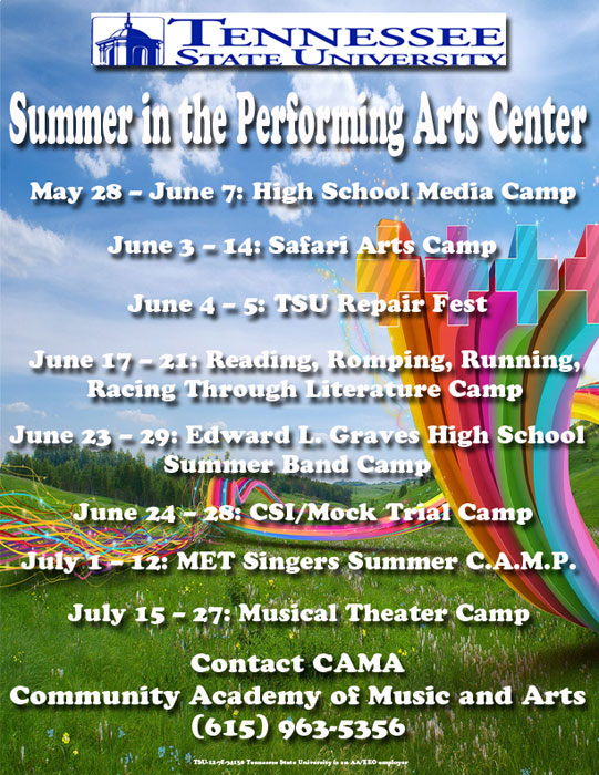 TSU CAMA summer programs 2013