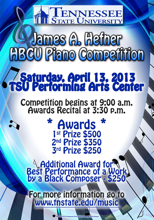 2013 James A. Hefner Piano Competition