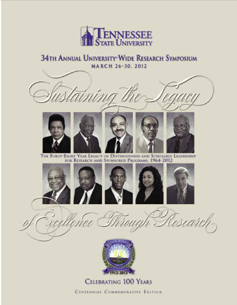 Research Symposium 2012 Program Booklet