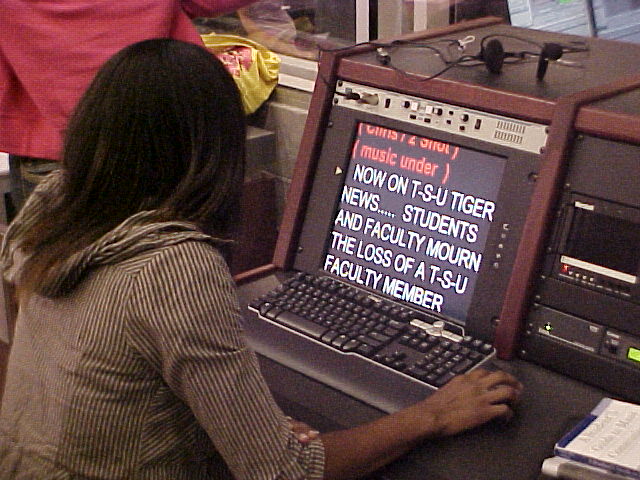 teleprompter