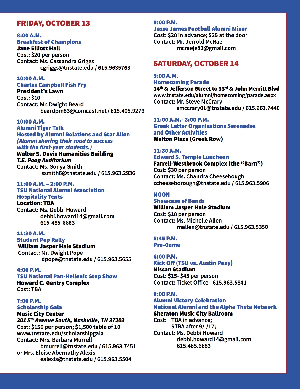 Homecoming Alumni Week pg2