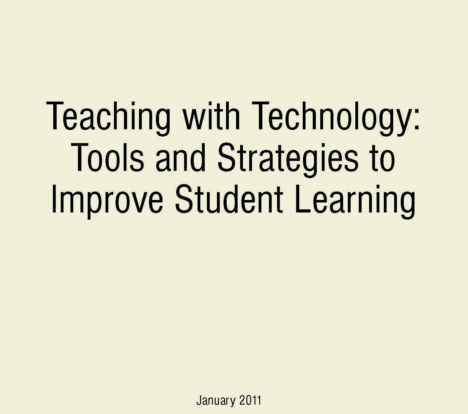 Teaching With Technology