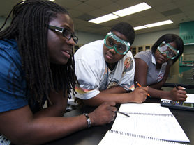 Students on campus