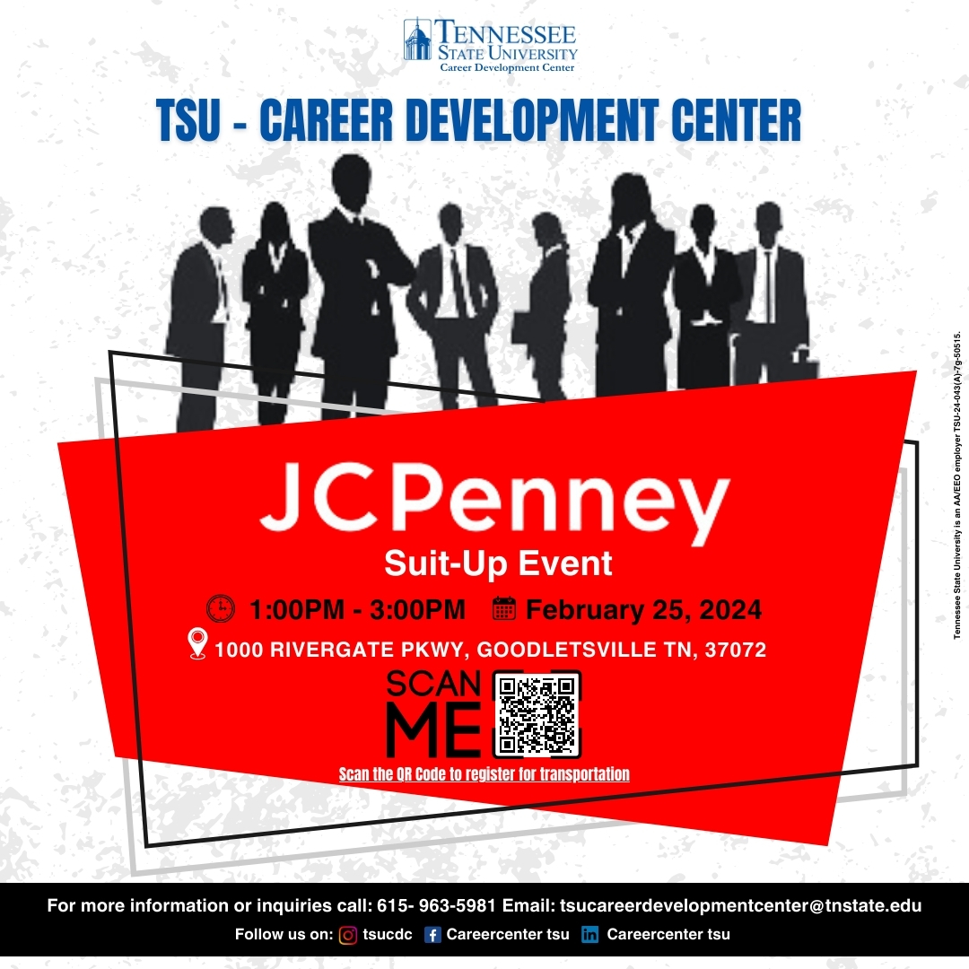 JC Penney Suit-up event