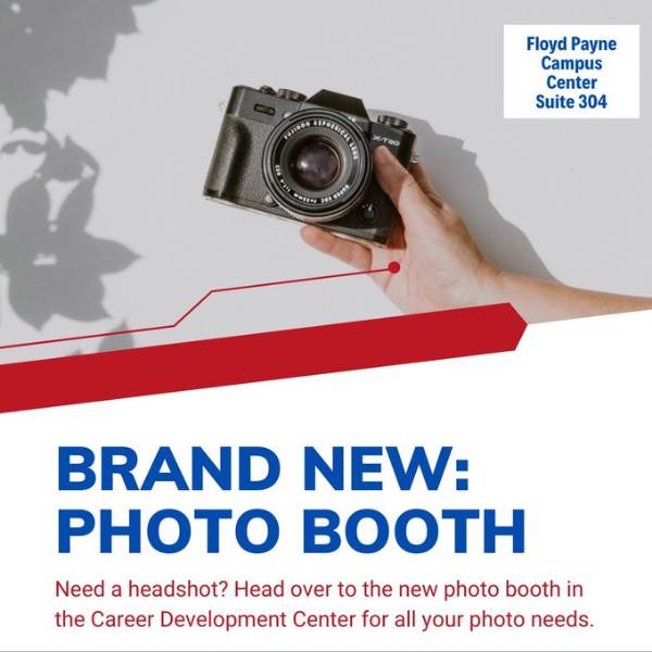 Need a Headshot? Visit the Photo Booth in the Career Center