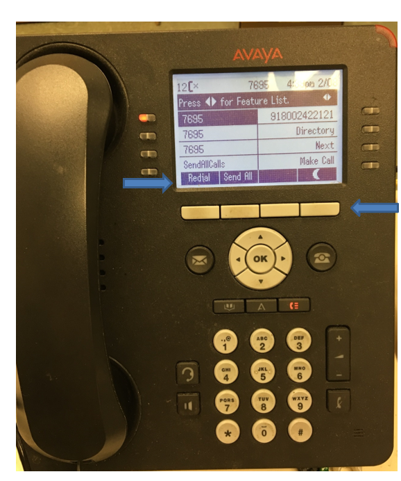 Avaya Telephones Screen Informational Fields
