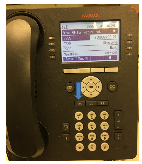 Avaya Phone Address Book Button