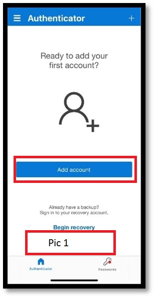 MyTSU Add Account Page