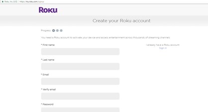 Roku Sign Up No Premium