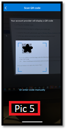 Scan QR code on phone
