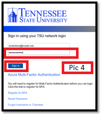 MyTSU Sign In