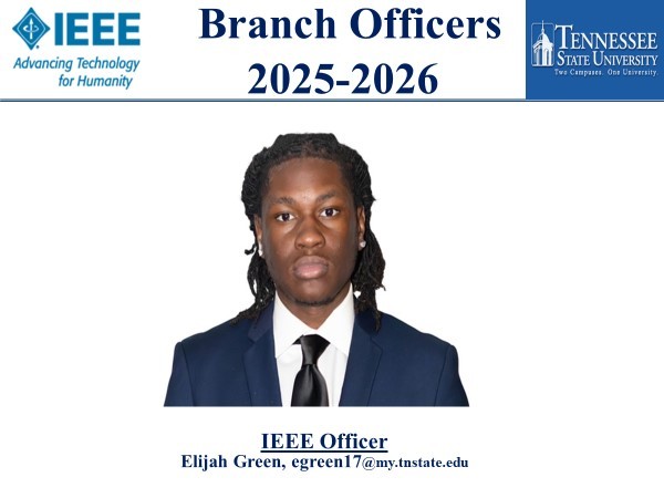 IEEE Officer: Elijah Green