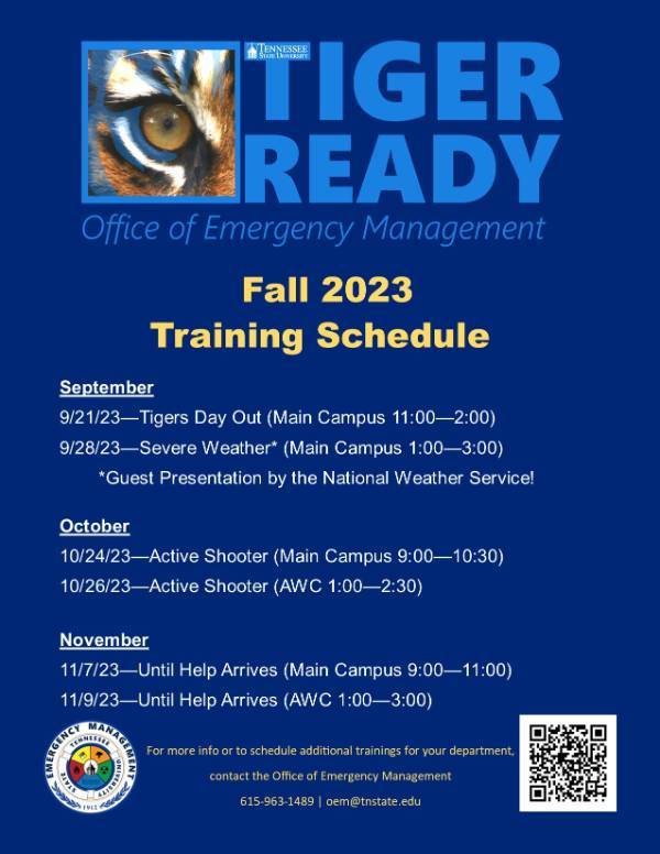 Training Flyer