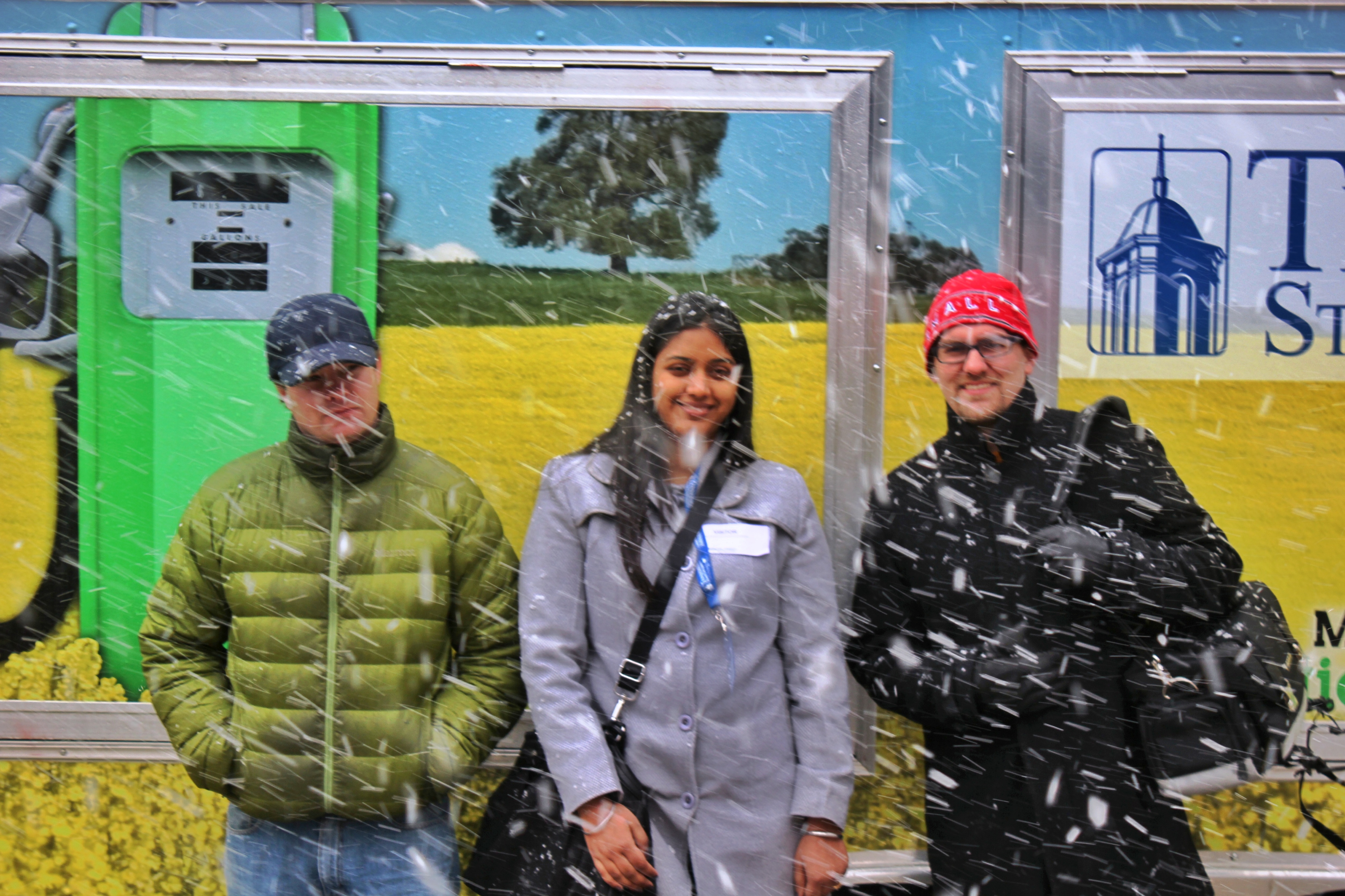 Ag Day on the Hill with snow flurries