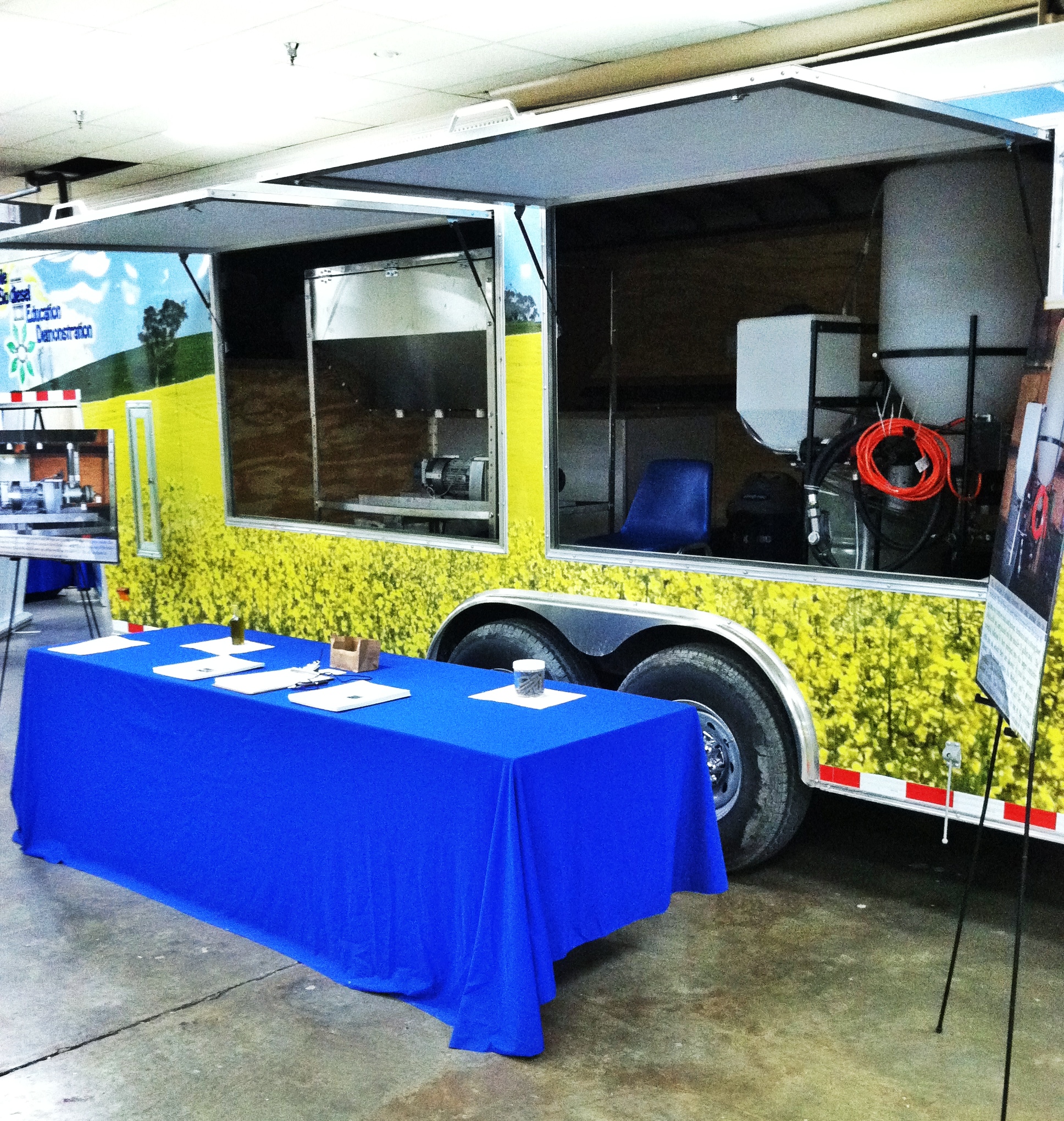 Biodiesel demonstration trailer at Tennessee State Fair