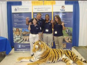 Students with Tiger