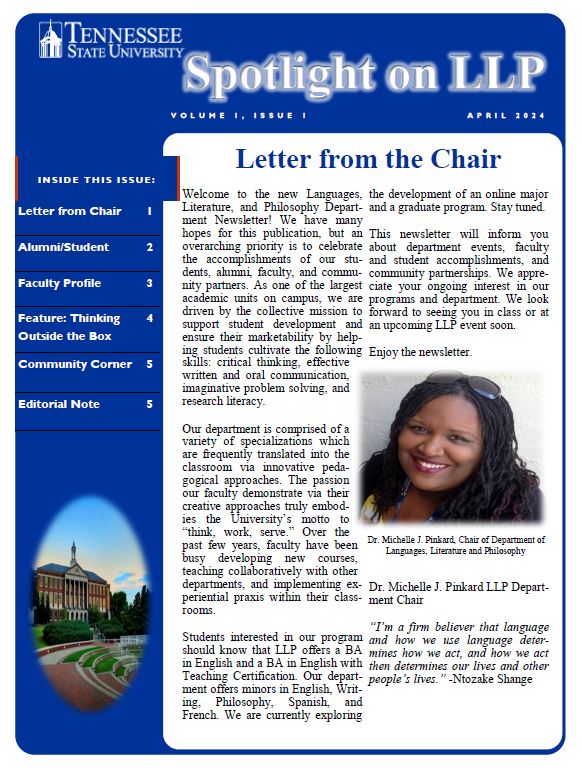 LLP Newsletter Cover