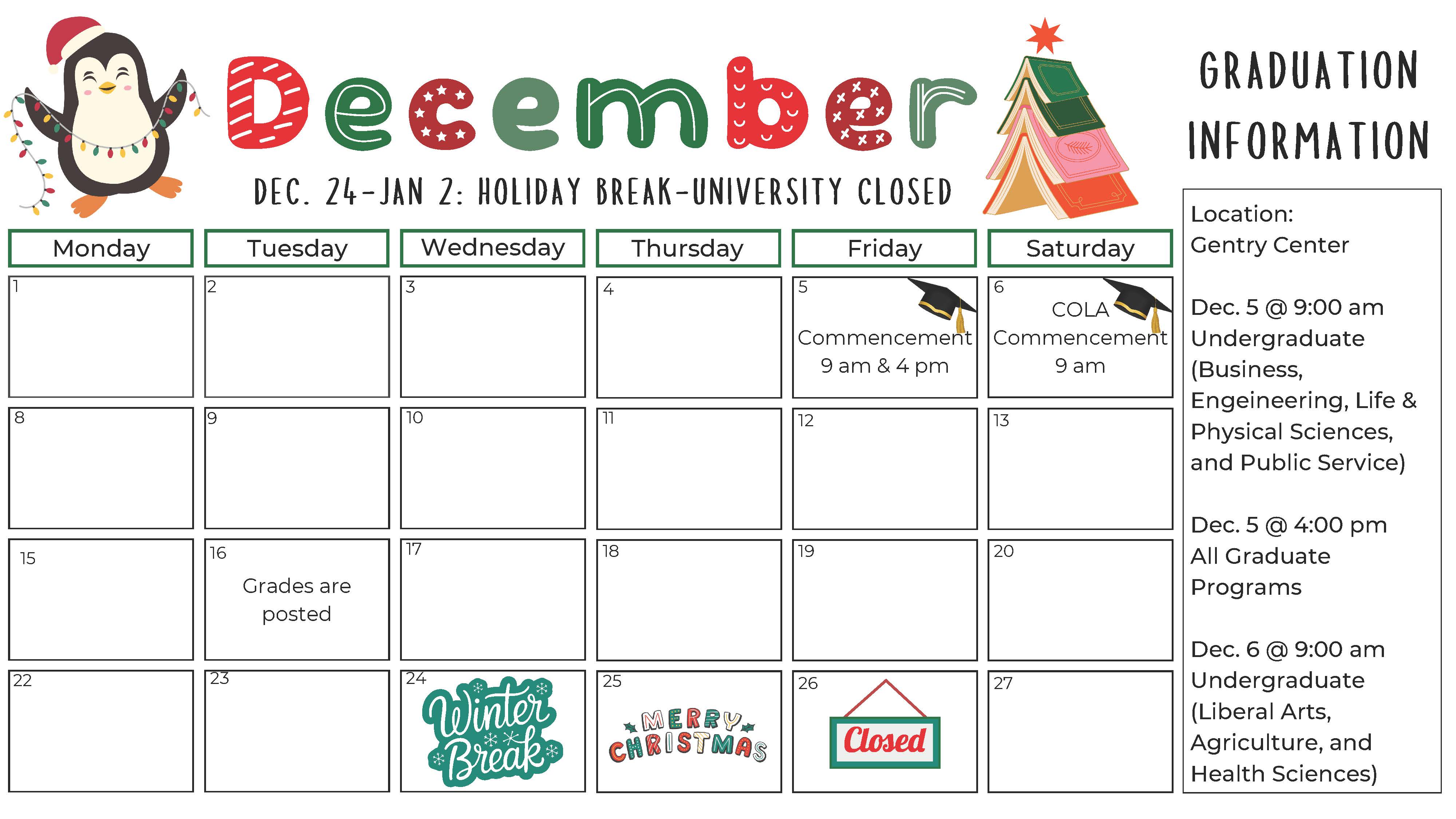 December 2025 Events