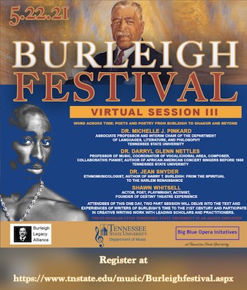 Burleigh Festival Music Tennessee State University Nashville Burleigh Festival Music Tennessee State University Nashville
