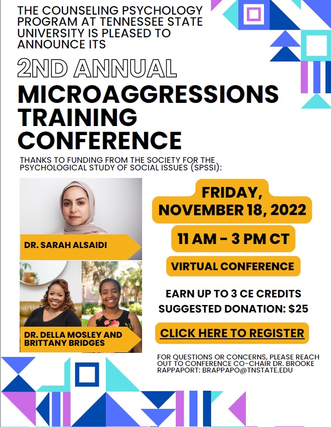 2nd Microaggressions Training Conference