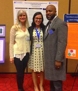 Jeri Lee, Thurman Webb, and student