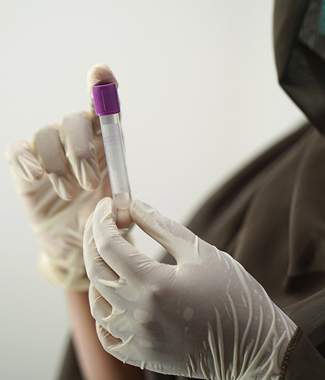 Student working in Lab 