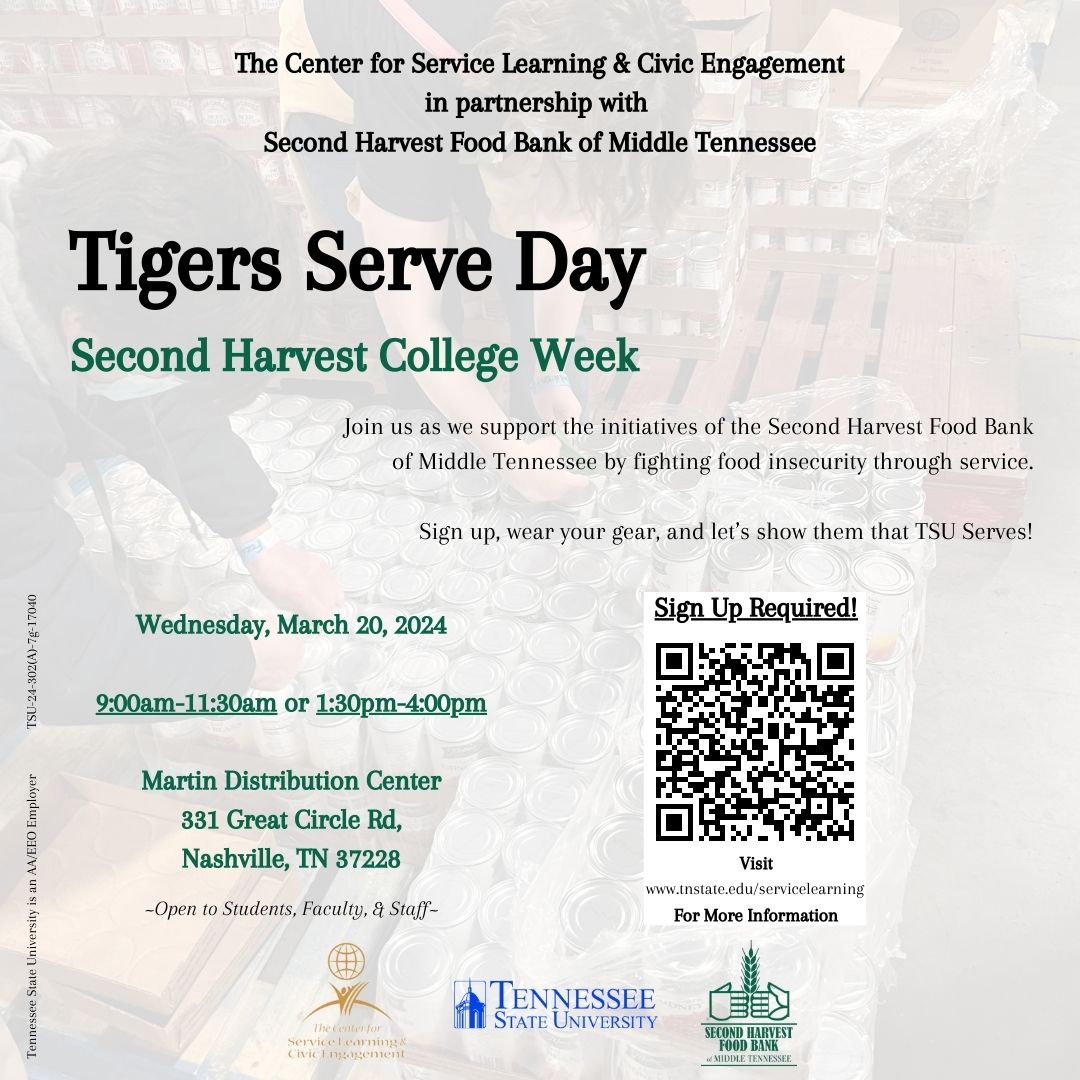 second harvest college week flyer